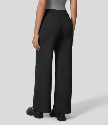 Lunara | High Waist Vide Pailletbukser Med Sidelommer Damer