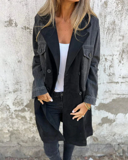 Astrid™ | Dames Solange | Trenchcoat Colorblock