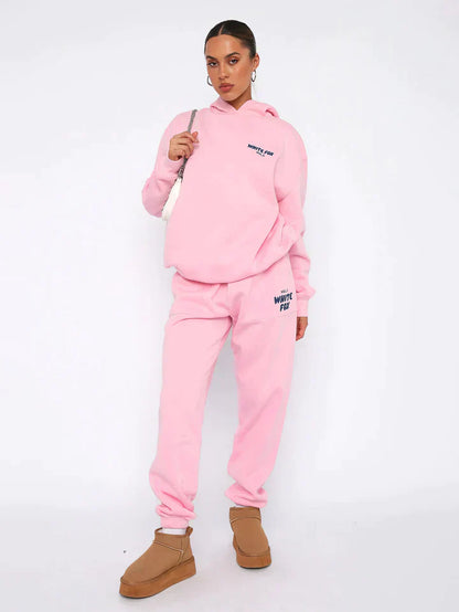 Jessica™ | Oversized Damer Hoodie Sæt | Comfy Streetwear Joggingdragt med Afslappet Pasform