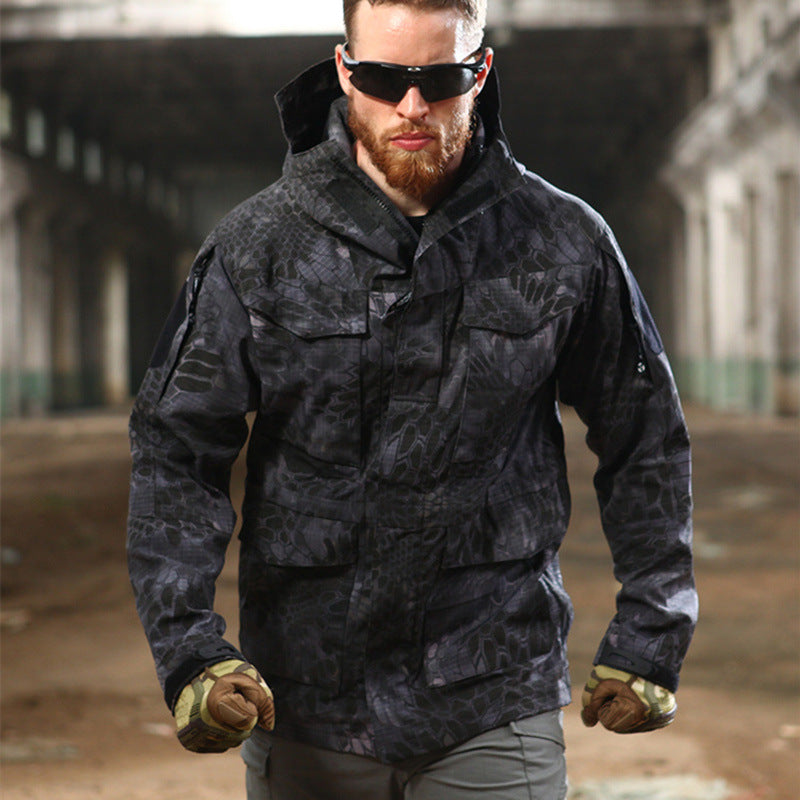 Vanguard | Taktisk Camo Softshell Jakke med Hætte