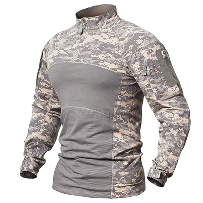 Aegis | Taktisk Combat Shirt med Camouflage og Ærmelommer