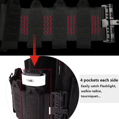Aegis | Taktisk Plate Carrier Vest med MOLLE