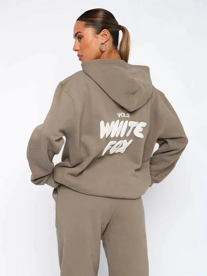 Jessica™ | Oversized Damer Hoodie Sæt | Comfy Streetwear Joggingdragt med Afslappet Pasform