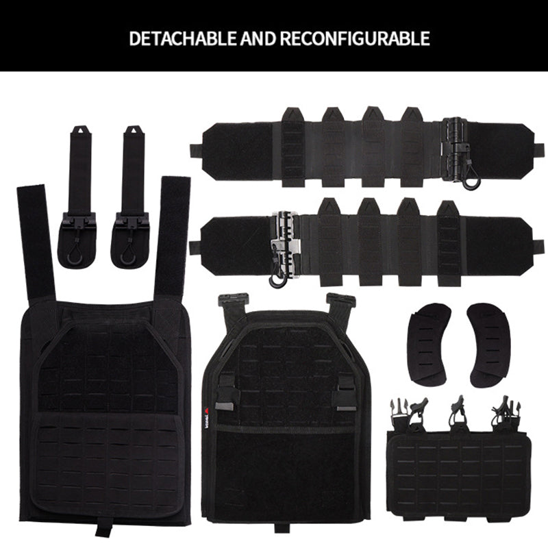 Aegis | Taktisk Plate Carrier Vest med MOLLE