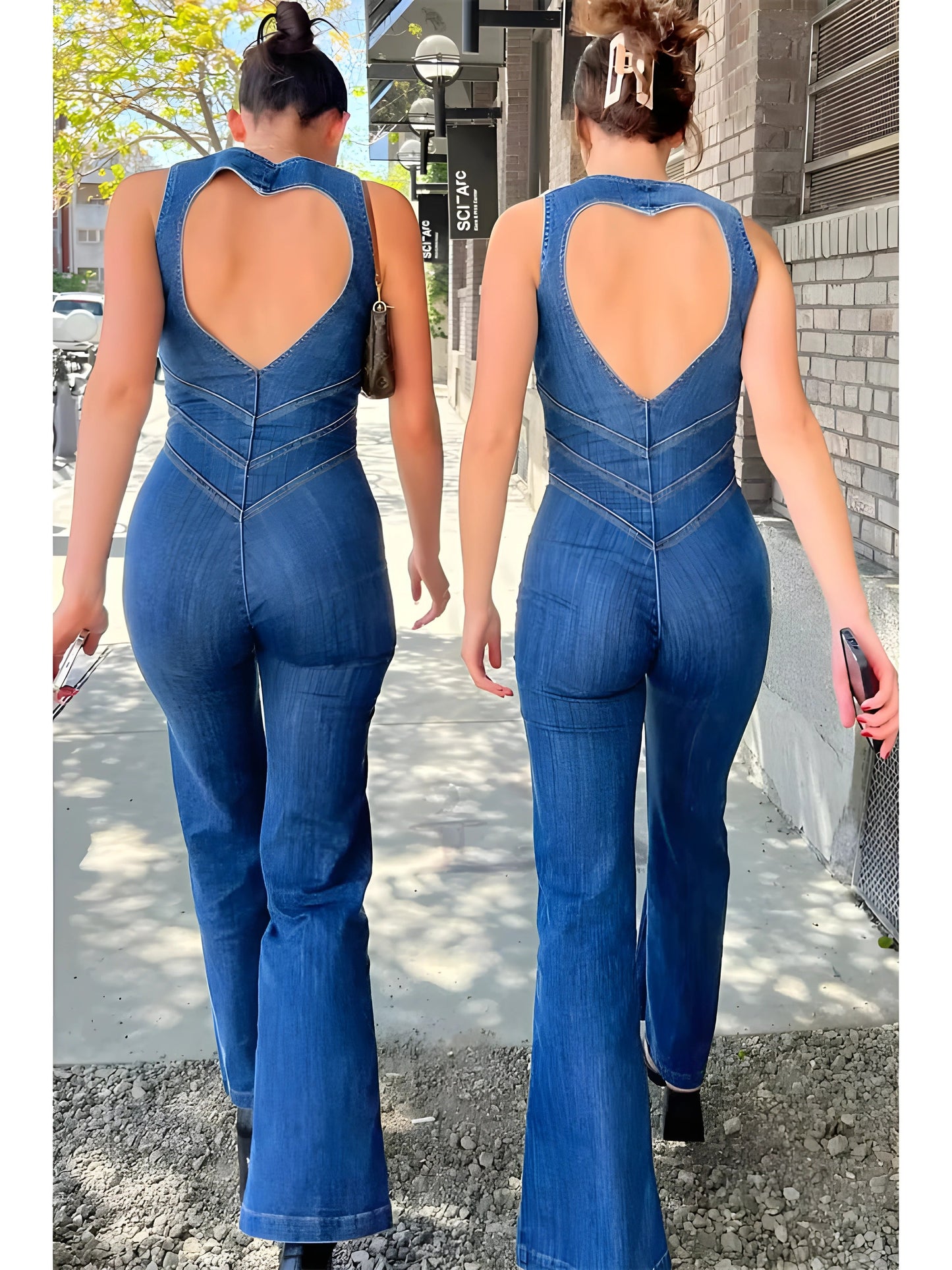 Serena | Denim Jumpsuit Damer