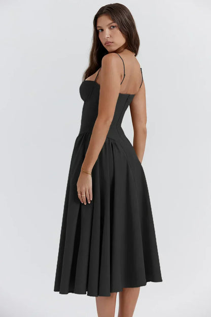 Elviera | Elegant Midikjole Damer