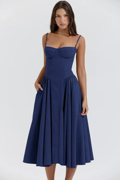 Elviera | Elegant Midikjole Damer