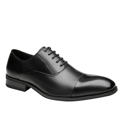 Moliansi™ | Klassiske Herre Oxford Sko med Lukket Snørelukning | Elegant Glat Snøresko til Formelle Anledninger
