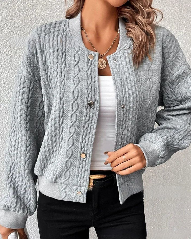 Valeria™ | Damer Luksuriøs strikket cardigan med knaplukning og elegant silhuet