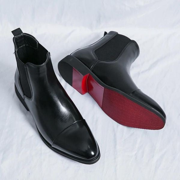 Adrien | Læder Chelsea Boots Herrer