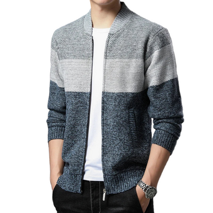 Renavo | Strikket Vest Colorblock