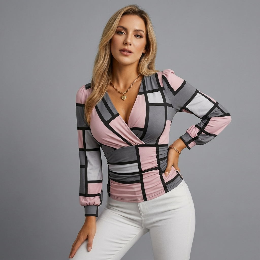 Valéna | Elegant Slå-Om Top