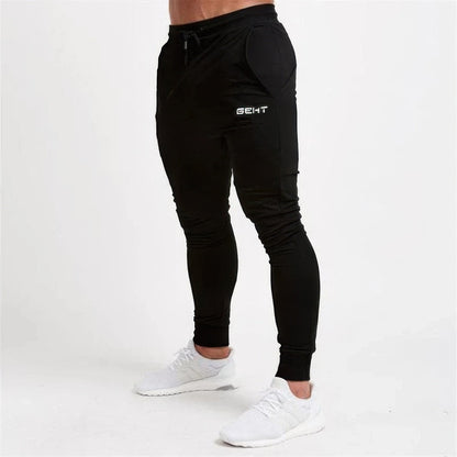 GEHT Active™ | Herre Slim Fit Joggingbukser | Tapered Træningsbukser til Fitness og Hverdag