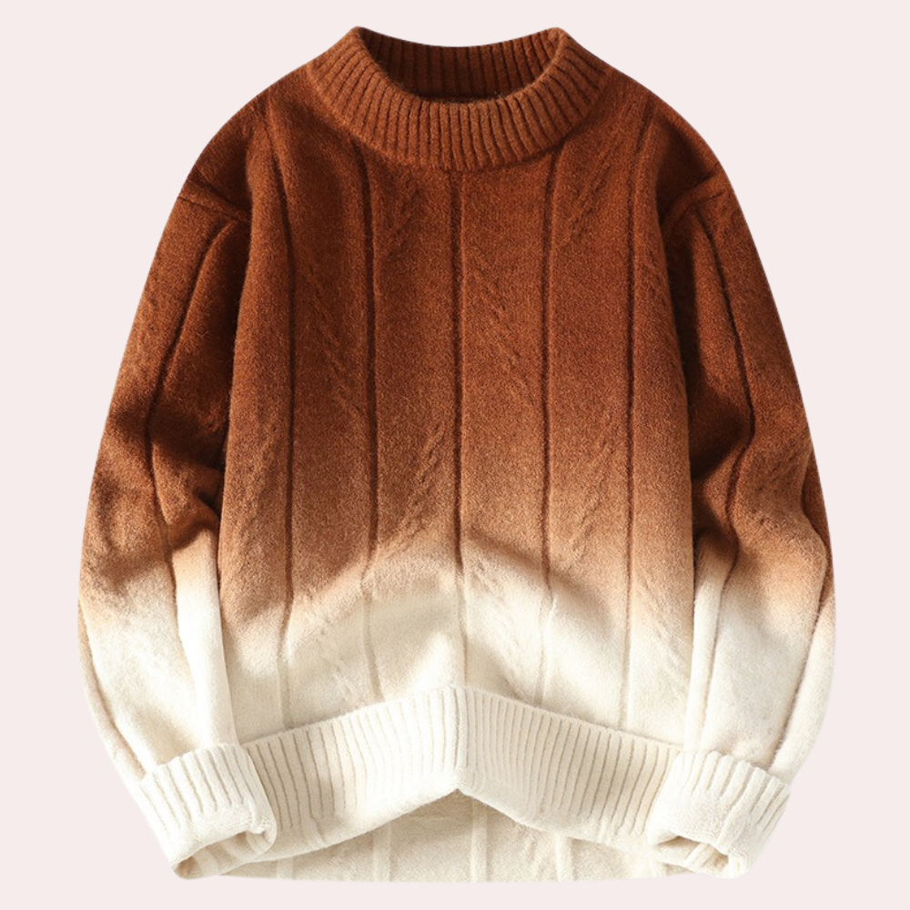 Liora | Ombre Strikket Sweater