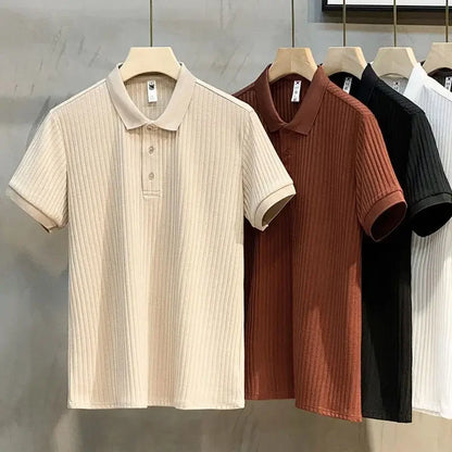 Nick™ | Herrer Letvægts Bomulds Poloshirt til Casual Elegance
