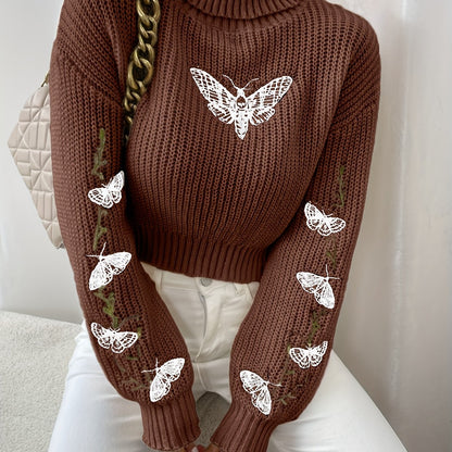 Evelise | Strikket Cropped Rullekrave