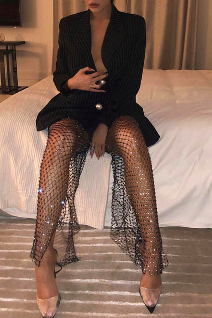 Celeste | Glitter Mesh Bukser