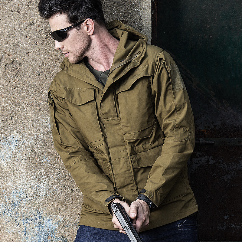 Vanguard | Taktisk Camo Softshell Jakke med Hætte