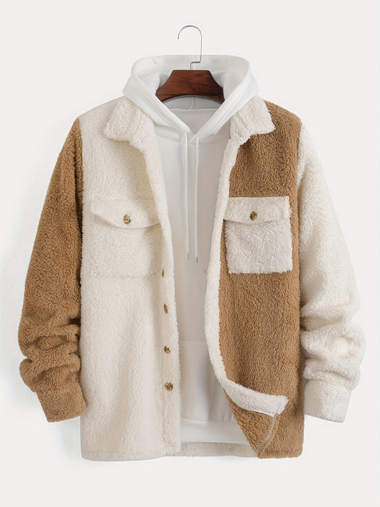 Dominic™ | Mænd Varm Fleece Uldvest med Knaplukning og Klassisk Stil