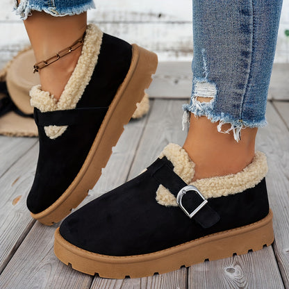 Maelis | Varme Slip-Ons Med Pelsfor