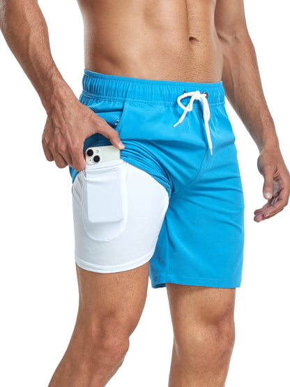 Zerno | Badeshorts 2-i-1 Herre
