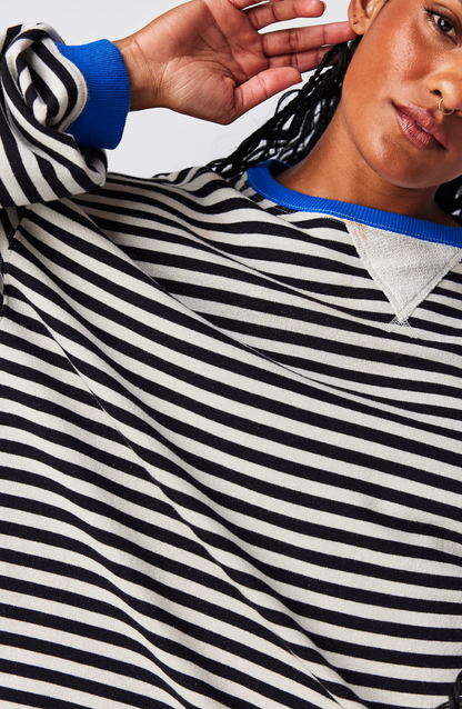 Selene | Stribet Oversized Strik Damer