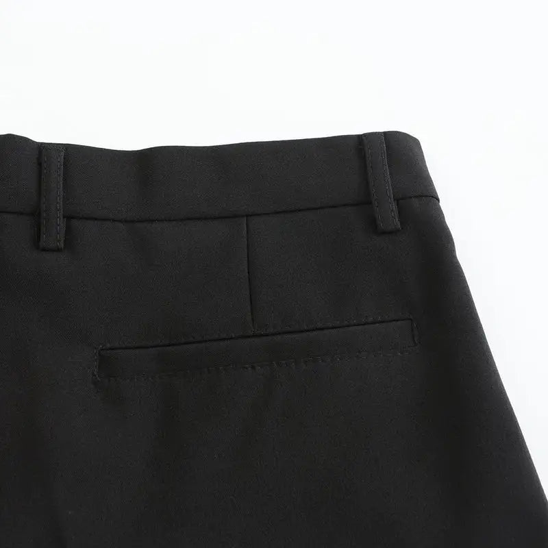 Marcello™ | Herre Slim Fit Cropped Stretch Bukser med Ankellange Ben | Luksuriøse Smart Casual Pæne Bukser