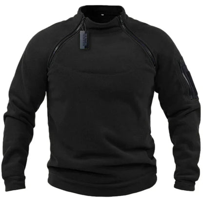 Nordvik™ | Varm Mænd Vinter Sportsfleece med Smart Lynlåsløsning og Opbevaringsmuligheder