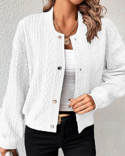 Valeria™ | Damer Luksuriøs strikket cardigan med knaplukning og elegant silhuet
