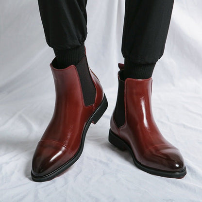 Adrien | Læder Chelsea Boots Herrer