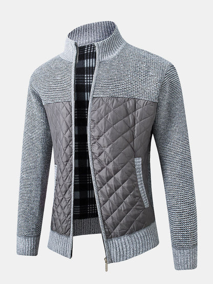 Asaro™ | Mænd Tidløs Vest med Ternet Mønster og Slim-Fit Pasform