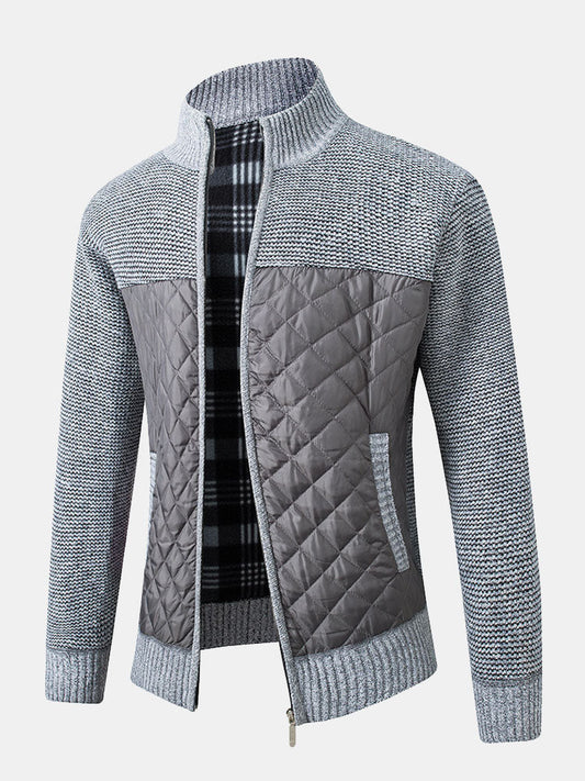 Asaro™ | Mænd Tidløs Vest med Ternet Mønster og Slim-Fit Pasform