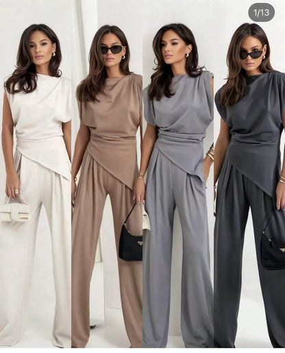 Eliana | Elegant Draperet Jumpsuit Damer