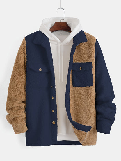 Dominic™ | Mænd Varm Fleece Uldvest med Knaplukning og Klassisk Stil