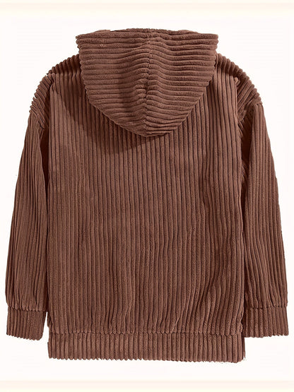 Corvan | Unisex Corduroy Hoodie