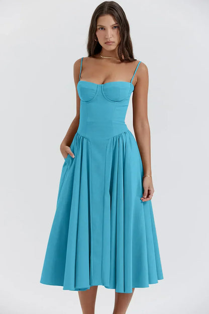 Elviera | Elegant Midikjole Damer