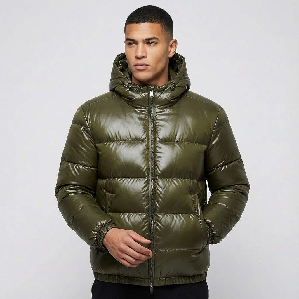 Virex | Skinnende Pufferjakke