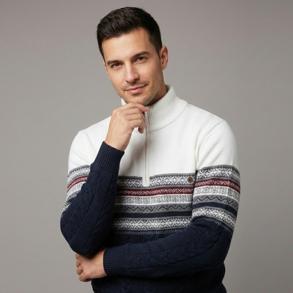 Alaric | Vinter Half-Zip Trøje