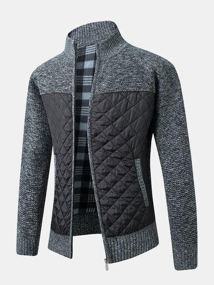 Asaro™ | Mænd Tidløs Vest med Ternet Mønster og Slim-Fit Pasform