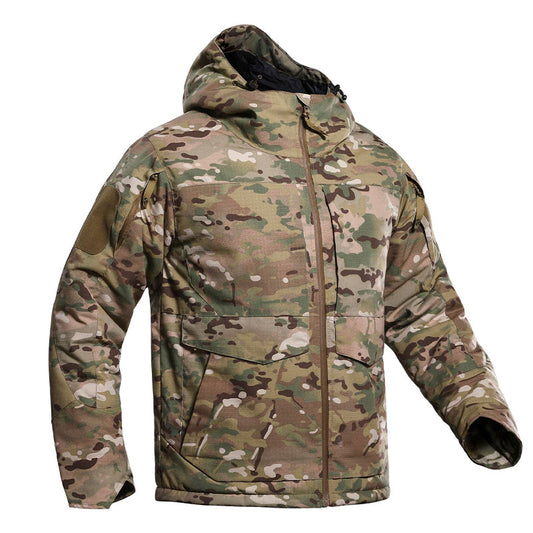 Aegis | Taktisk Camouflage Thermo Jakke med Hætte
