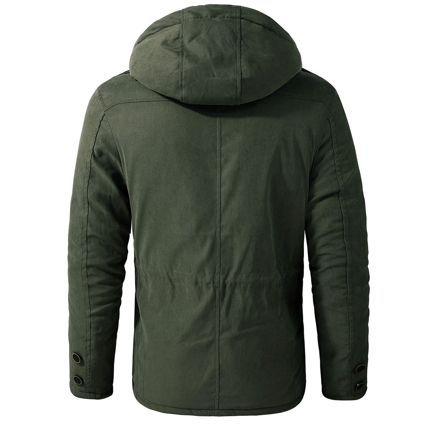 Jameson™ | Herrer Parka Vinterjakke Med Hætte Og Sherpafor | Varm Vandafvisende Jakke Med Lommer Og Uldfor