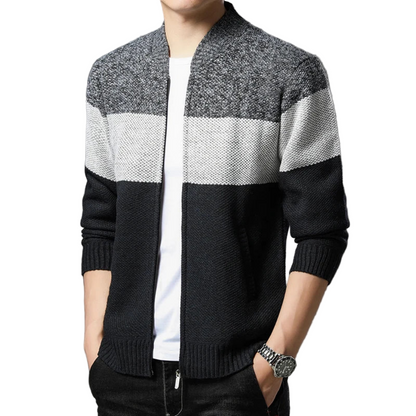 Renavo | Strikket Vest Colorblock
