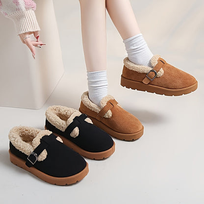 Maelis | Varme Slip-Ons Med Pelsfor