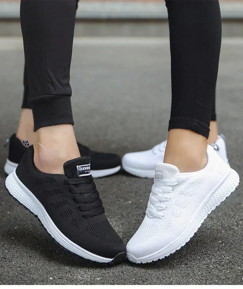 Mira™ | Komfortable Damer Sneakers med Åndbart Mesh og Støttende Ergonomisk Sål | Letvægts Vandresko