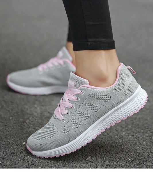 Mira™ | Komfortable Damer Sneakers med Åndbart Mesh og Støttende Ergonomisk Sål | Letvægts Vandresko