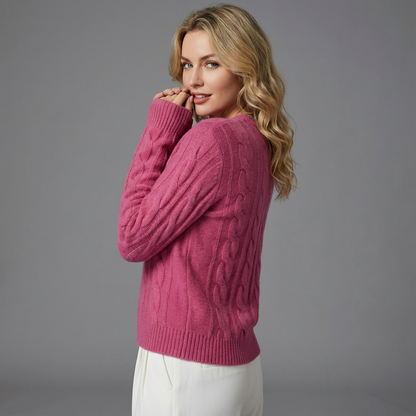 Lyanna | Cable Knit Striktrøje