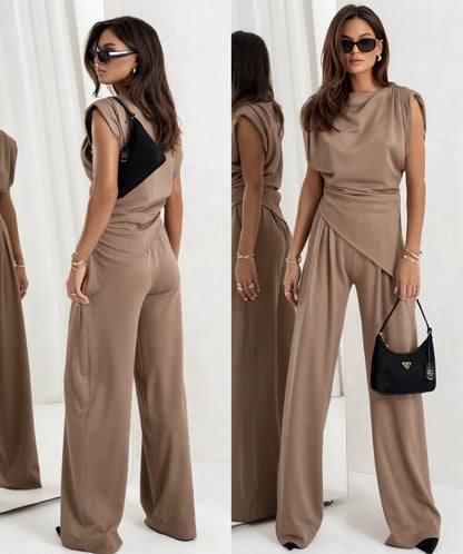 Eliana | Elegant Draperet Jumpsuit Damer