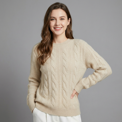 Lyanna | Cable Knit Striktrøje