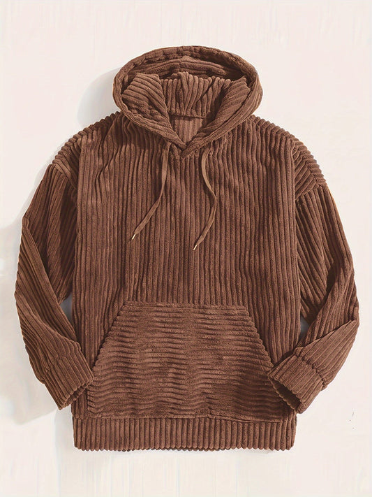 Noah™ | Klassisk Hoodie i Fløjl med Hætte og Blød, Behagelig Pasform