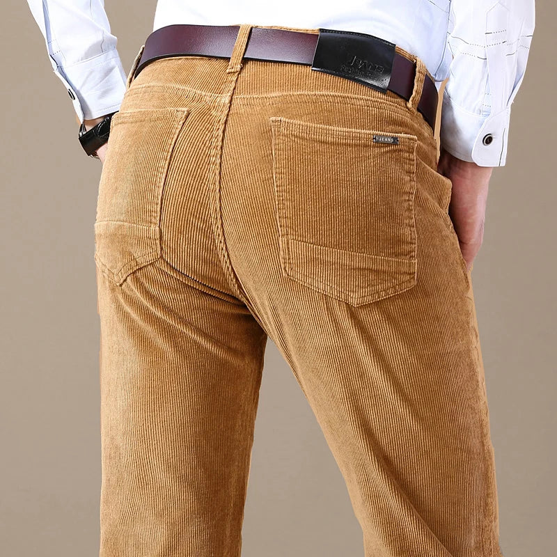 Salvatore™ | Ribbet Fløjlsjeans med Tidløs Stil og Komfortabel Pasform